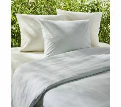 Grosses soldes ⌛ 2 taies doreillers 50x70 cm DODO COTON BIO IVOIRE ⌛